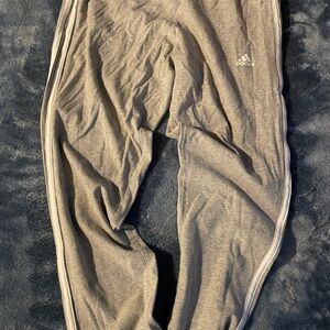 Adidas Heather Gray Joggers